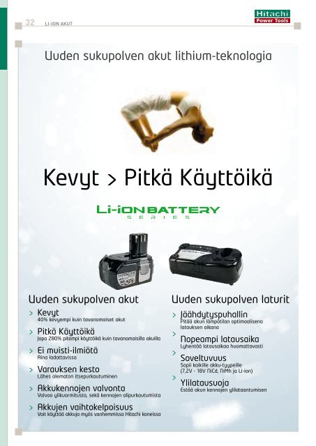 Lataa pdf-tiedosto - Hitachi Power Tools Finland Oy