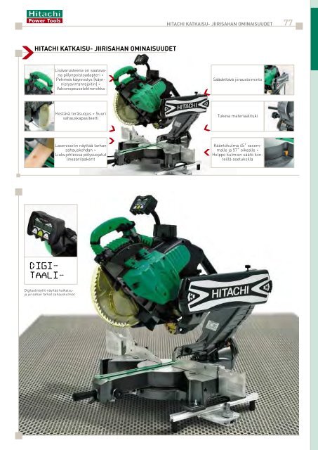 Lataa pdf-tiedosto - Hitachi Power Tools Finland Oy