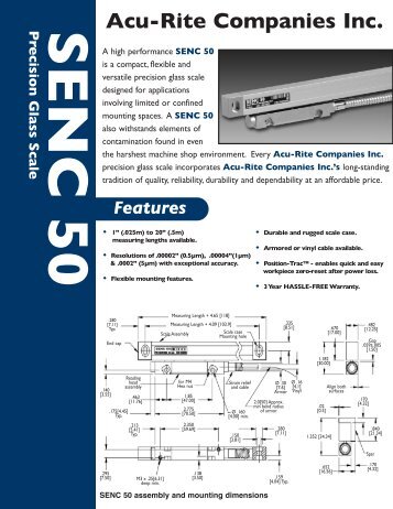 Precision Glass Scale Acu-Rite Companies Inc. - Mech-Tech