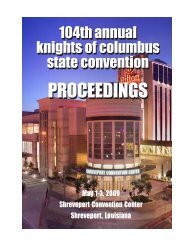 PROCEEDINGS PROCEEDINGS - Louisiana State Council