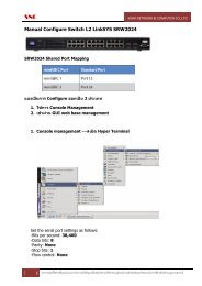 Manual Configure Switch L2 LinkSYS SRW2024 - à¸à¸£à¸´à¸©à¸±à¸ à¸ªà¸¢à¸²à¸¡ à¹à¸à¹ à¸ ...