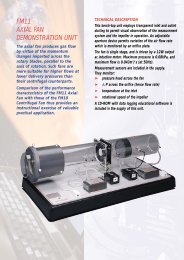 FM11 AXIAL FAN DEMONSTRATION UNIT - Consult-Exim