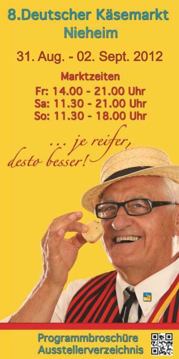 Aussteller auf dem 8. Deutschen Käsemarkt - Stadt Nieheim