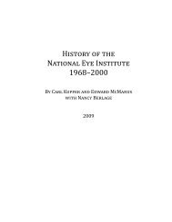 History of the National Eye Institute - Office of NIH History - National ...