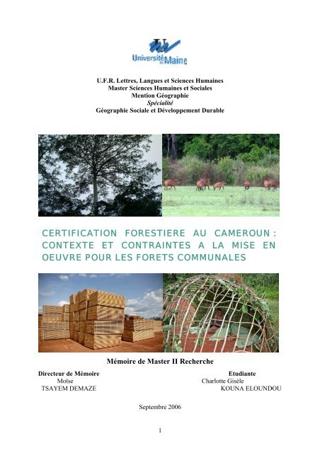 CAMEROUN: le WWF va assurer la gestion intégrée des paysages