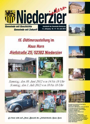 Urlaubsvertretung für Niederzier/ Huchem-Stammeln gesucht!