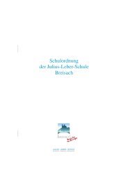 Schulordnung JLS3.pub - Julius-Leber-Schule in Breisach