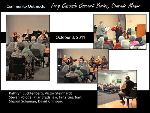 Slide Show - Chamber Music Amici