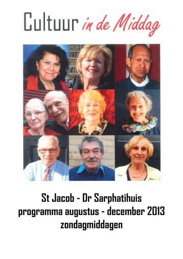 St Jacob - Dr Sarphatihuis programma augustus ... - WCOB