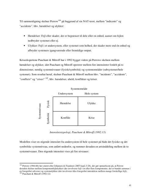 Crisis Management â masterafhandling - Hans Mogensen