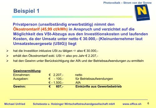 Steuerrechtliche Aspekte - Schebesta und Holzinger