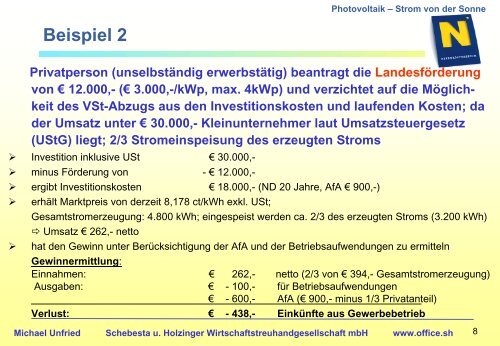 Steuerrechtliche Aspekte - Schebesta und Holzinger