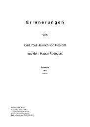 Carl von Restorff - Verband der Familie v. Restorff