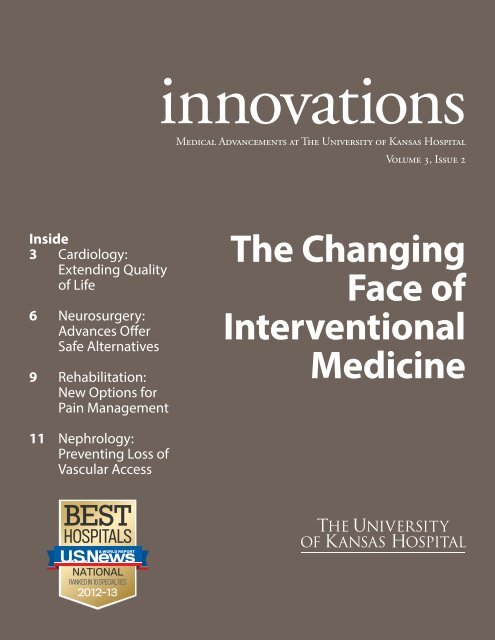 The Changing Face of Interventional Medicine - The University Of ...