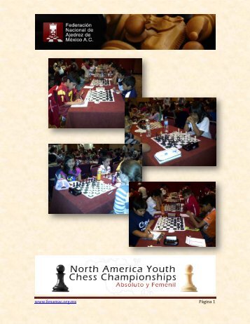Boletín 6 Festival Norteamericano de la Juventud 2012