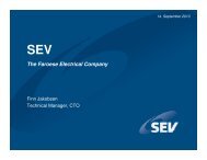 SEV The Faroese Electrical Company