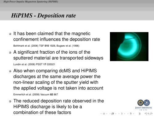 High Power Impulse Magnetron Sputtering (HiPIMS)