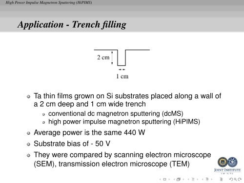 High Power Impulse Magnetron Sputtering (HiPIMS)