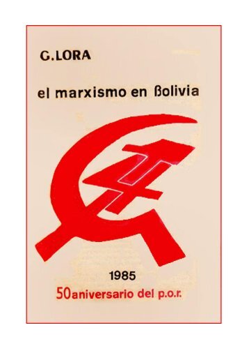 20- El marxismo en Bolivia.indd - masas.nu