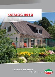 KATALOG 2013 - K. Kraus Zaunsysteme GmbH
