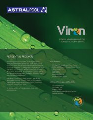 VIRON Product Brochures (PDF) - Astral Pool USA