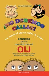 CONSEJOS para su seguridad personal - Poder Judicial