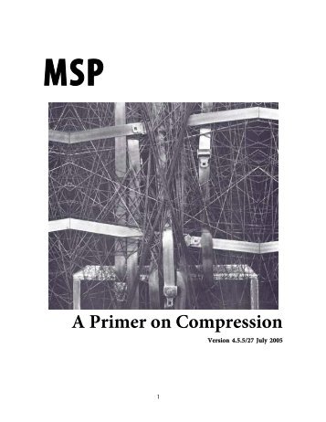 MSP; "A Primer on Compression" - Peabody Computer Music