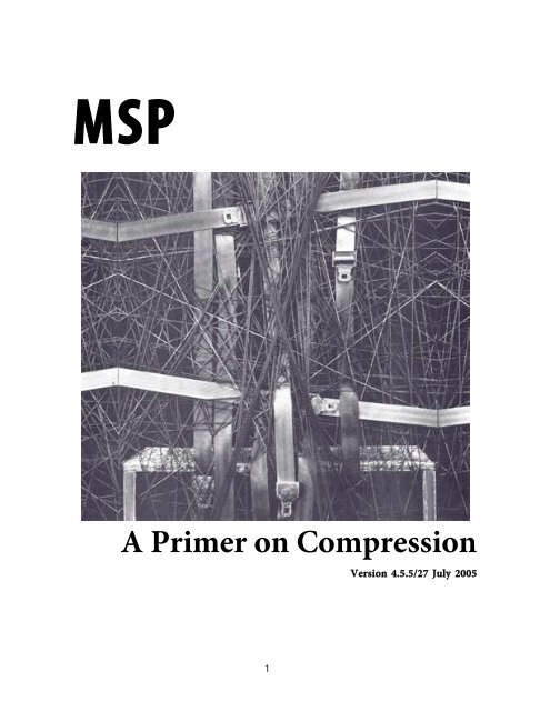 MSP; "A Primer on Compression" - Peabody Computer Music