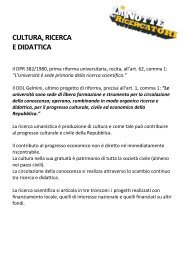 qualche notizia sulla nostra attività di ricerca [pdf] - Lettere e filosofia