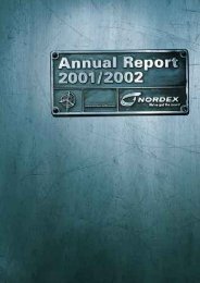 Nordex Annual Report 2001/2002