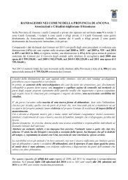 relazione - FidoMicio - Provincia di Ancona