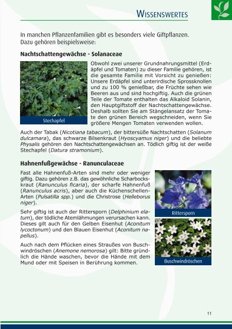 Giftpflanzen - NATURSCHUTZBUND Österreich