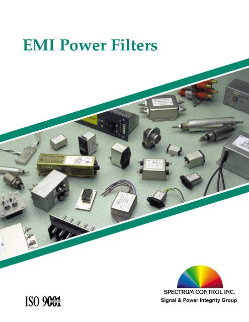 EMI Power Filters Catalog - Spectrum Control - Master-tool