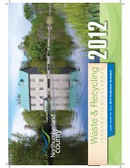 33336 CoN-2012 Calendar.indd - Northumberland County
