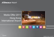 Hong Kong International Airport Media Kit 2011 Jul - JCDecaux Group