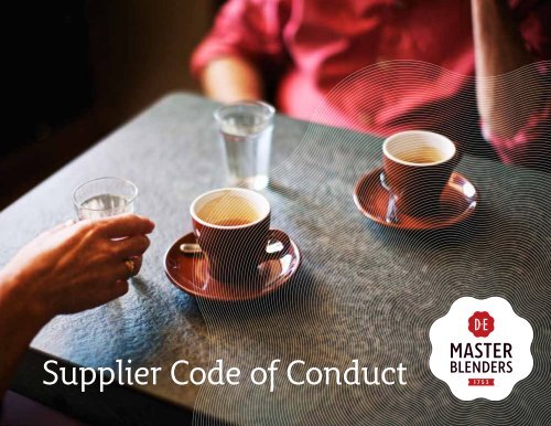 Supplier Code of Conduct - DE Master Blenders 1753
