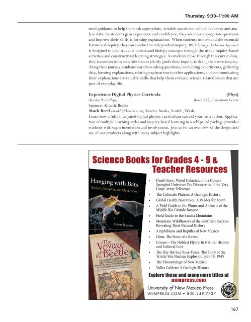 New Orleans Program, Vol. 1 - National Science Teachers Association