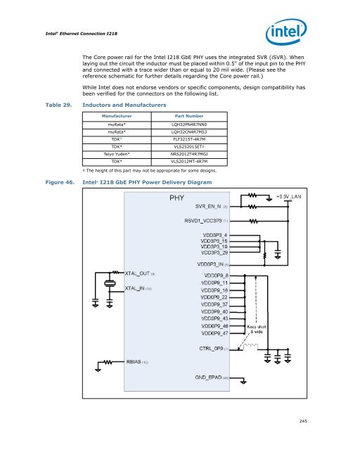 Intel Ethernet Connection I218 V Treiber Intel ® Ethernet