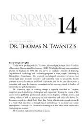 Dr. Thomas N. Tavantzis - The Highlands Company