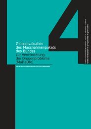 Globalevaluation des Massnahmenpakets des Bundes zur ... - IUMSP