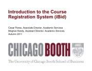 Introduction to the Course Registration System (iBid)