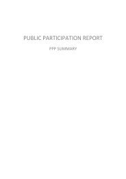 PUBLIC PARTICIPATION REPORT - Royal HaskoningDHV