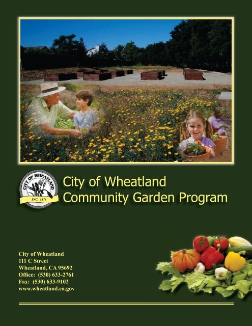 City of Wheatland Community Garden Program