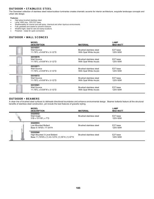 ILLUSTRATED PRODUCT GUIDE - Jesco Lighting