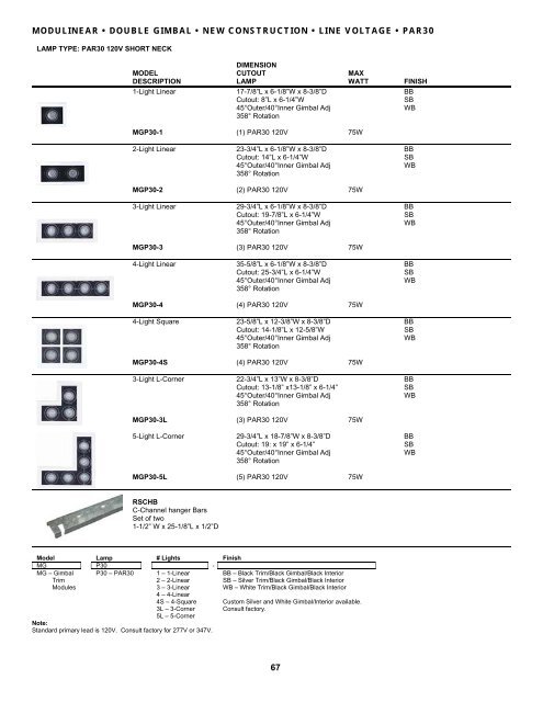 ILLUSTRATED PRODUCT GUIDE - Jesco Lighting