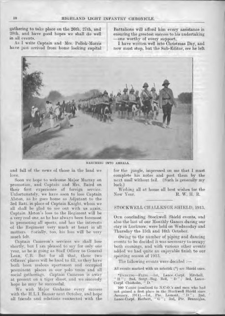 HLI Chronicle 1914 - The Royal Highland Fusiliers