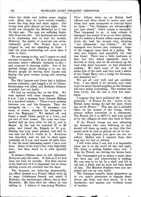 HLI Chronicle 1914 - The Royal Highland Fusiliers