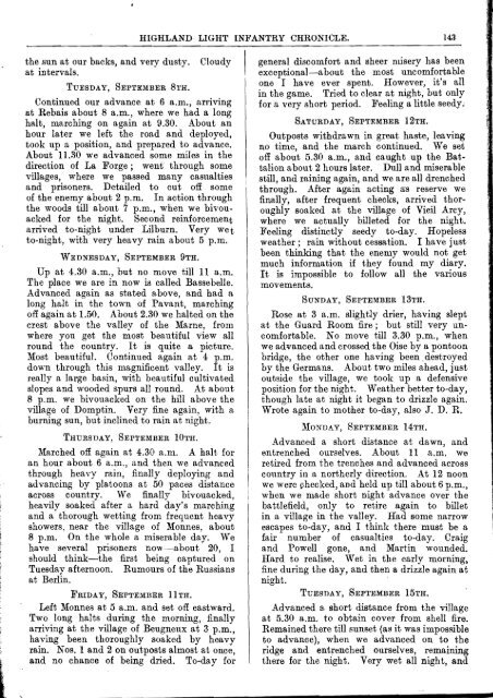 HLI Chronicle 1914 - The Royal Highland Fusiliers