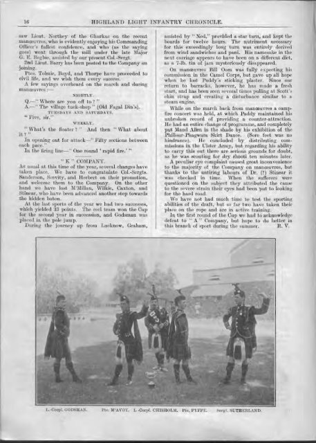 HLI Chronicle 1914 - The Royal Highland Fusiliers