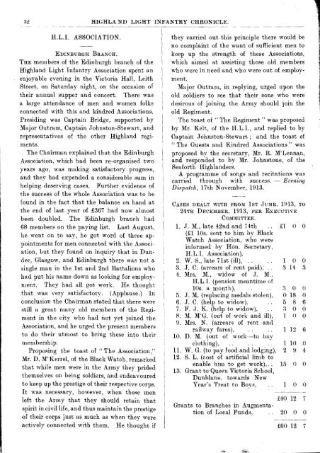 HLI Chronicle 1914 - The Royal Highland Fusiliers